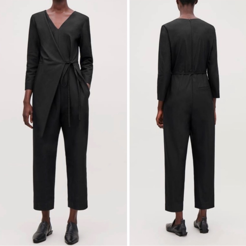 COS Asymmetric Wrap Jumpsuit